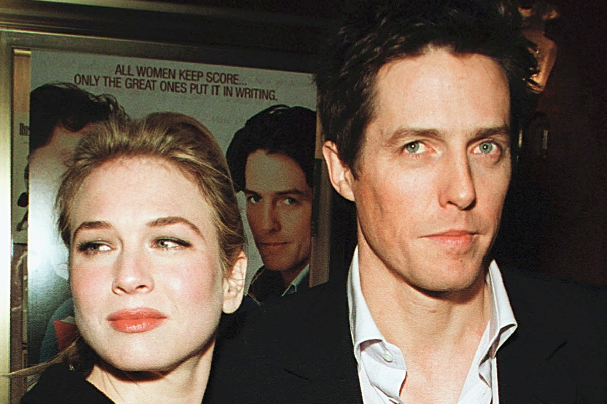 Renee Zellweger, Hugh Grant, premiera filmu "Dziennik Bridget Jones"