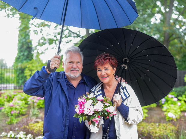 Jolanta i Aleksander Kwasniewscy w Pabianicach