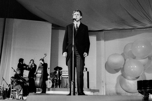 Marek Grechuta na festiwalu w Opolu w 1970 r.