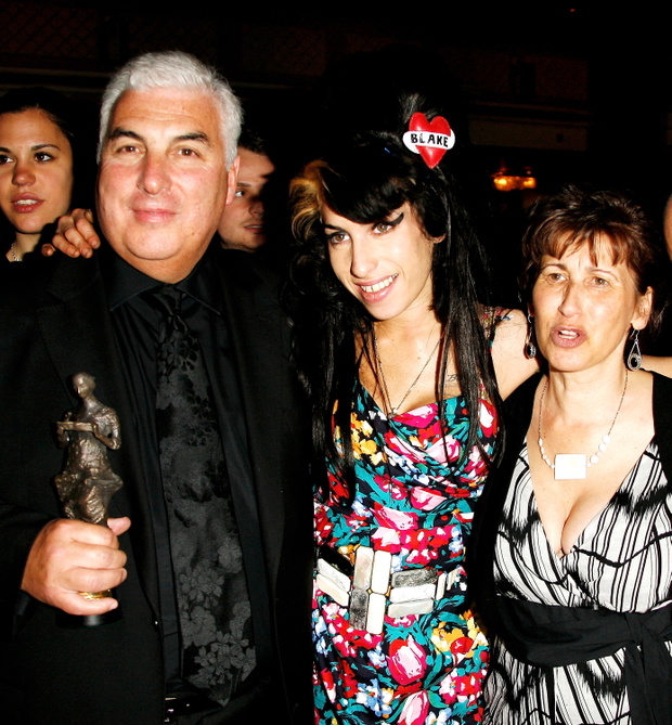 Amy Winehouse i rodzice:  Mitch i Janis