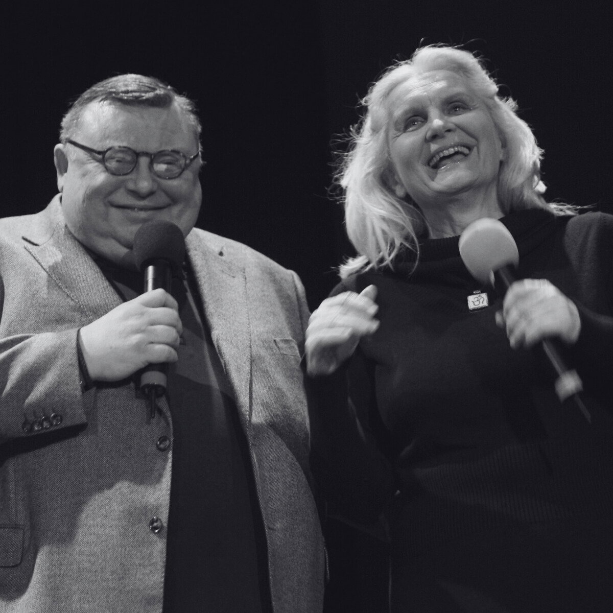 Wojciech Mann i Magda Umer