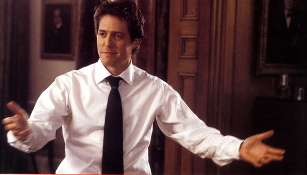HUGH GRANT, LOVE ACTUALLY, 2003 rok