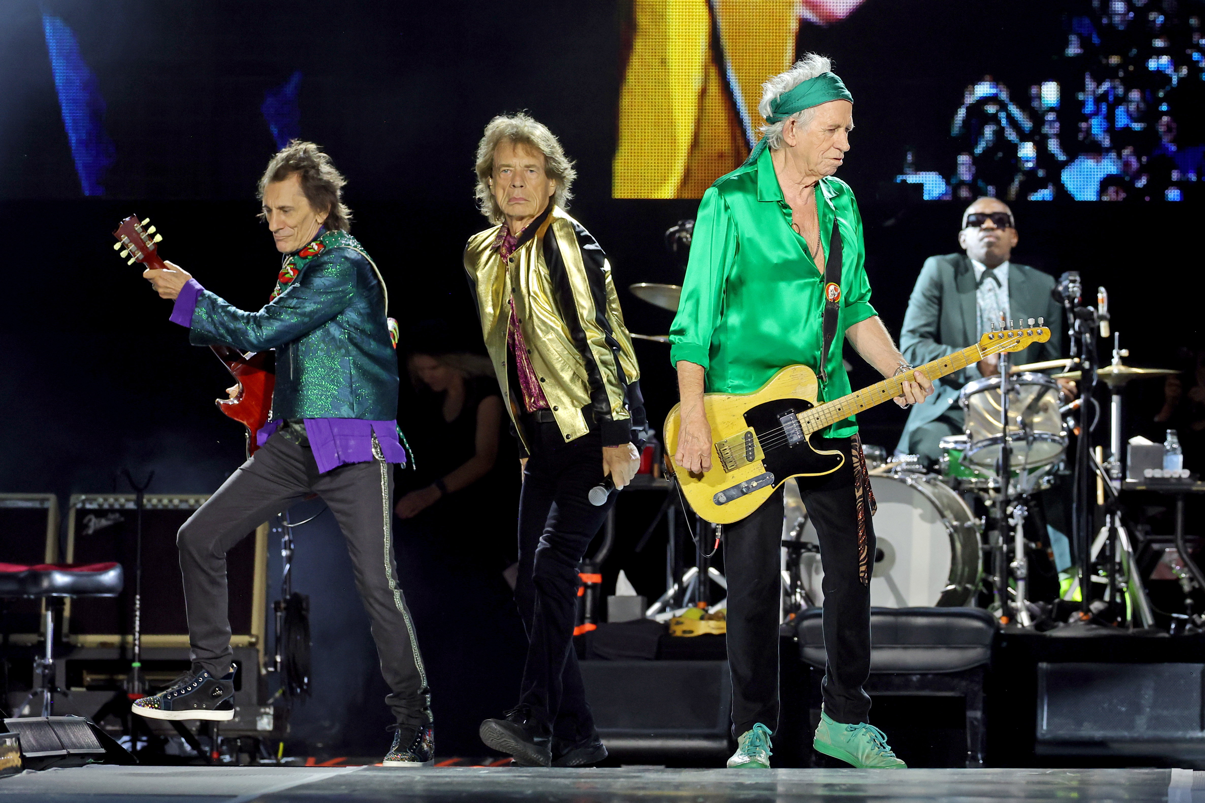 Rolling Stones na koncercie w New Jersey w maju 2024
