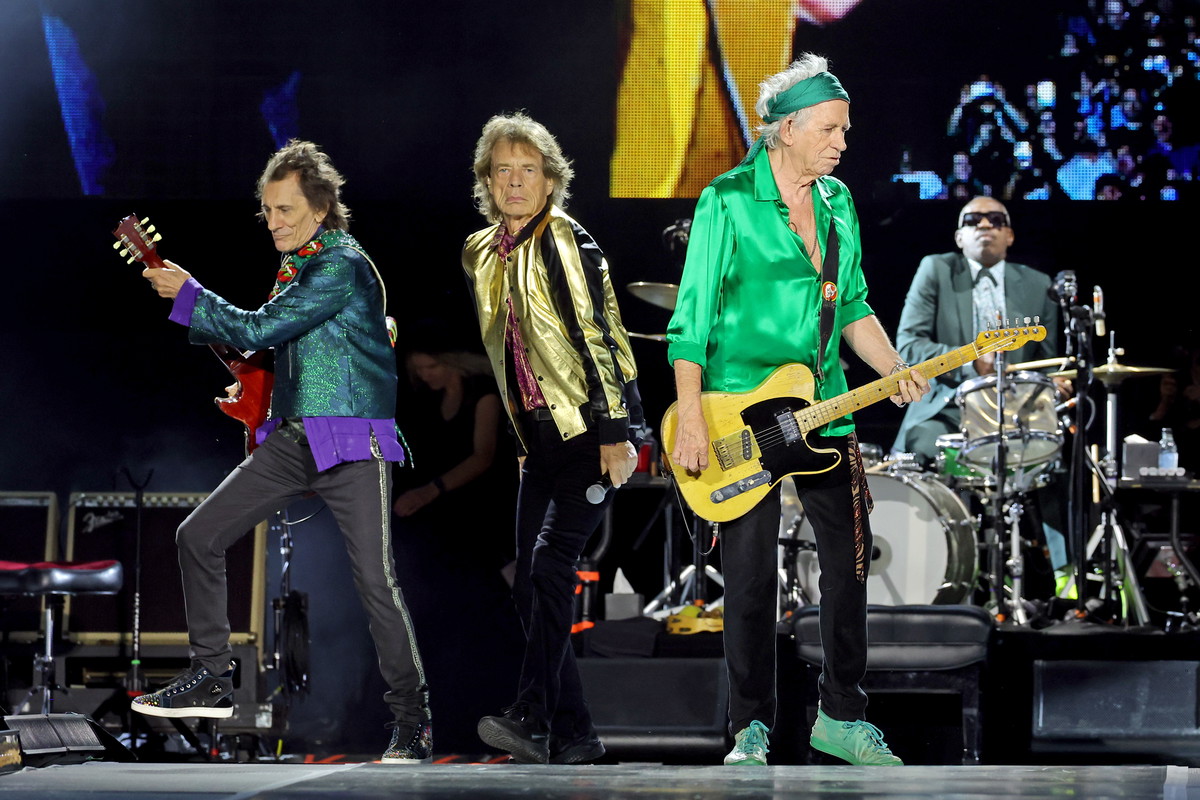 Rolling Stones na koncercie w New Jersey w maju 2024