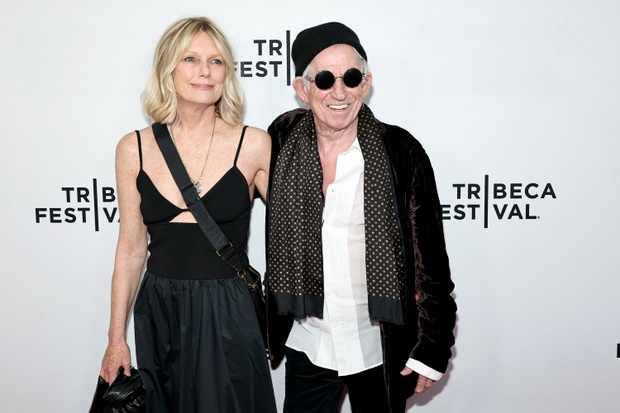 Keith Richards z żoną Patti Hansen