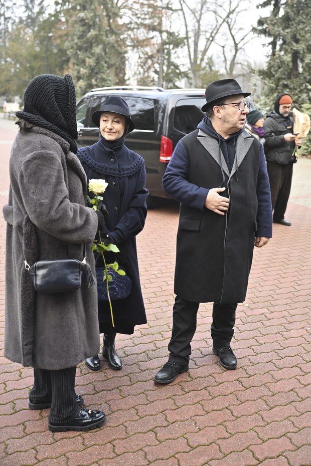Pogrzeb Magdy Umer. Gabriela Muskała, Zbigniew Zamachowski