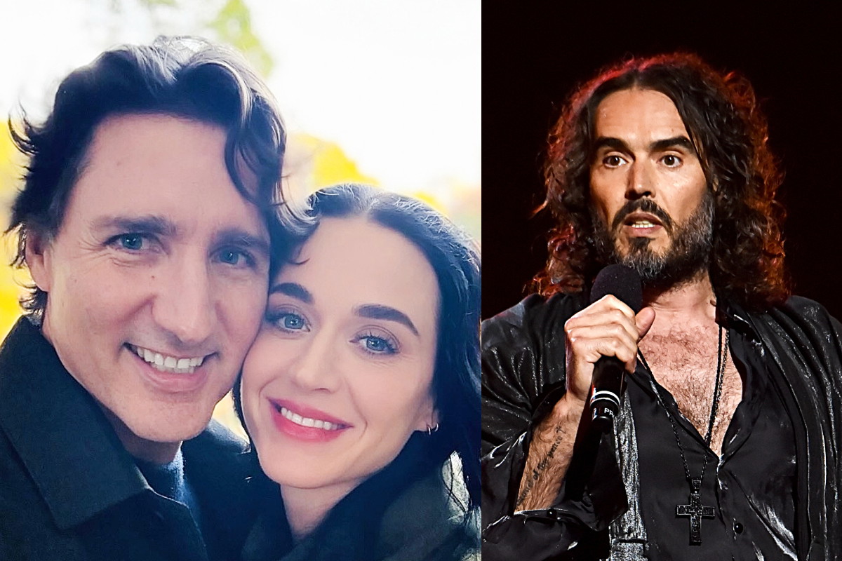Russell Brand, Justin Trudeau, Katy Perry
