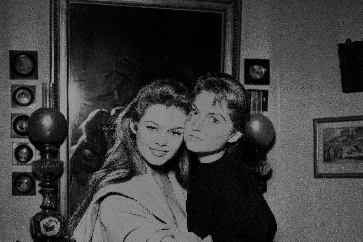 Brigitte Bardot i jej siostra Mijanou.