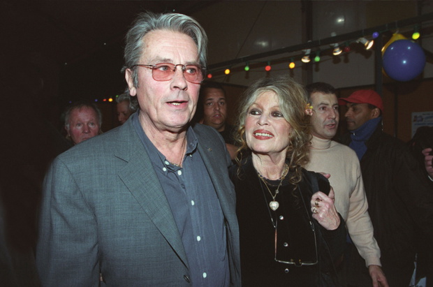 Bardot, Brigitte, Delon, Alain, 2001