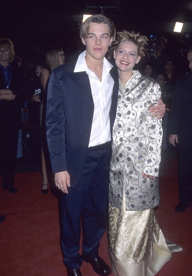Leonardo DiCaprio i Claire Danes, premiera "Romeo i Julia", 1996 r.
