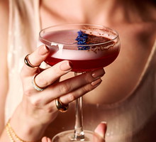 alcoholic cocktail - stock photo