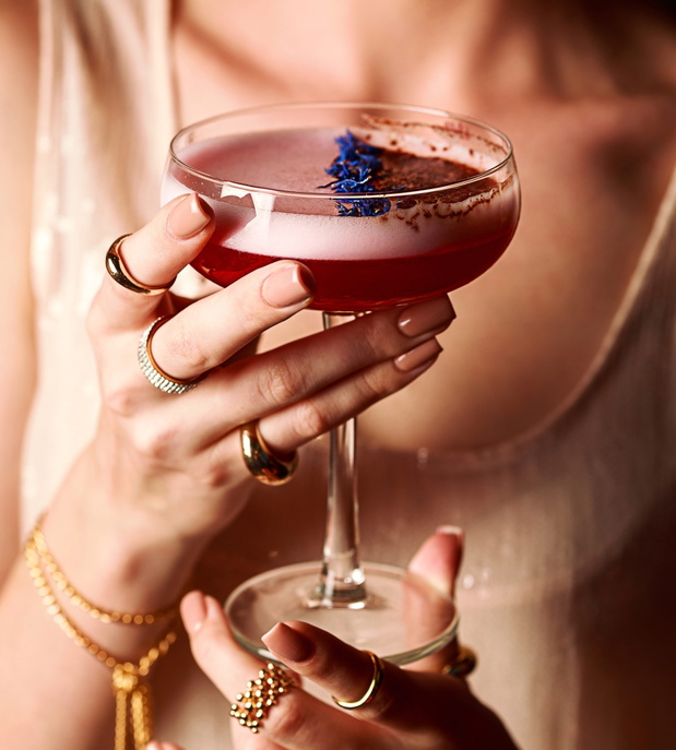 alcoholic cocktail - stock photo