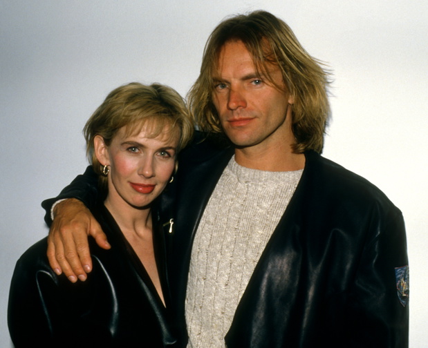 Sting, Trudie Styler, 1989