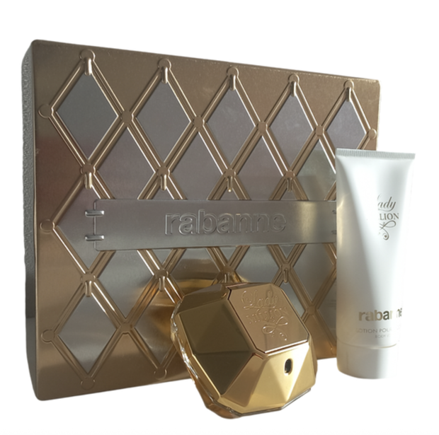 Zestaw woda perfumowana plus balsam  Lady Million, Paco Rabanne