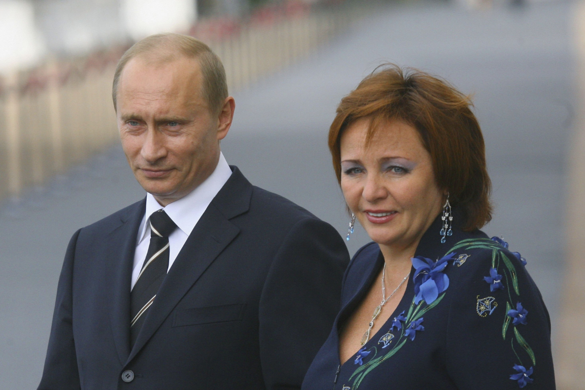 Ludmiła i Vladimir Putin