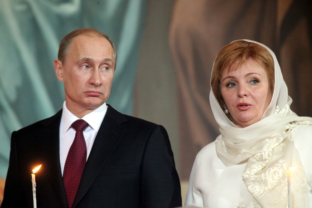 Ludmiła i Vladimir Putin
