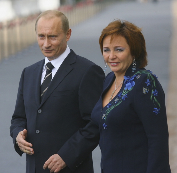 Ludmiła i Vladimir Putin