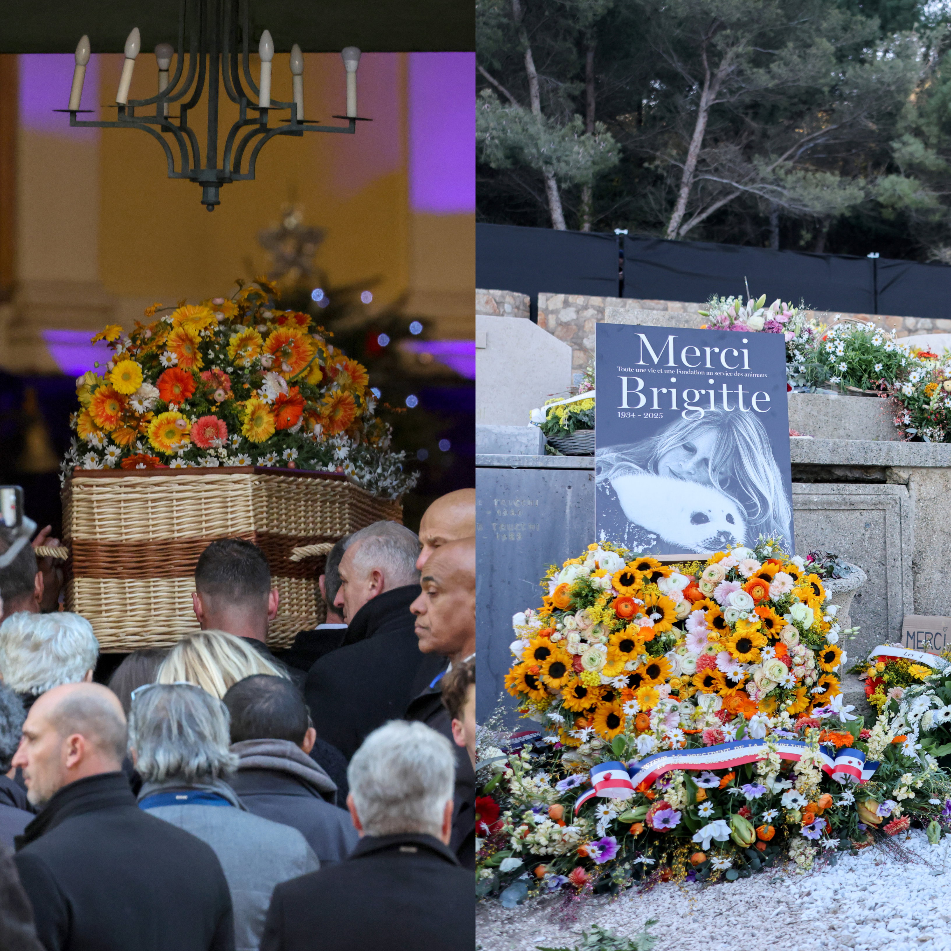 jamniki double Pogrzeb Bridget Bardot, Saint-Tropez