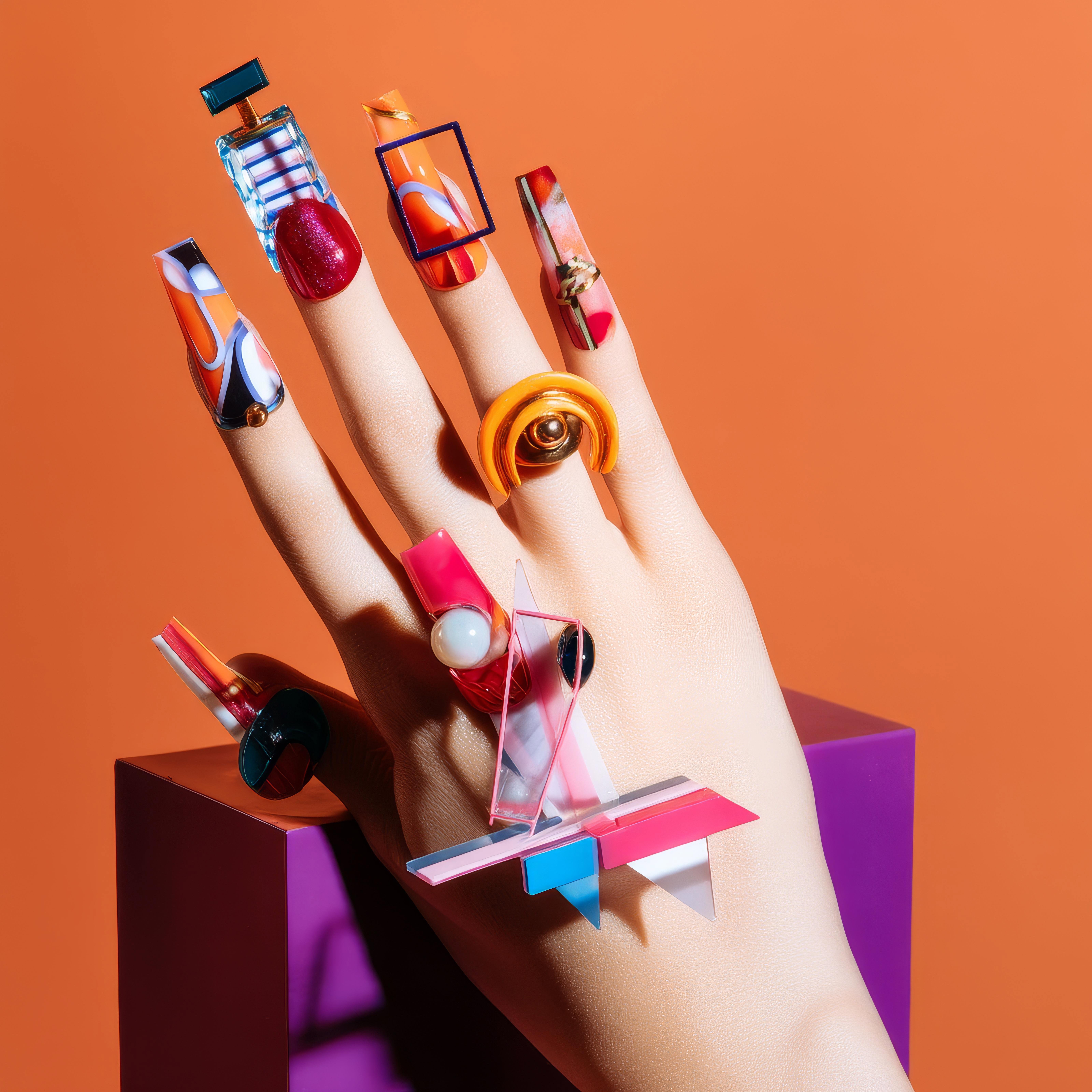 Odważny manicure