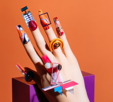 Odważny manicure