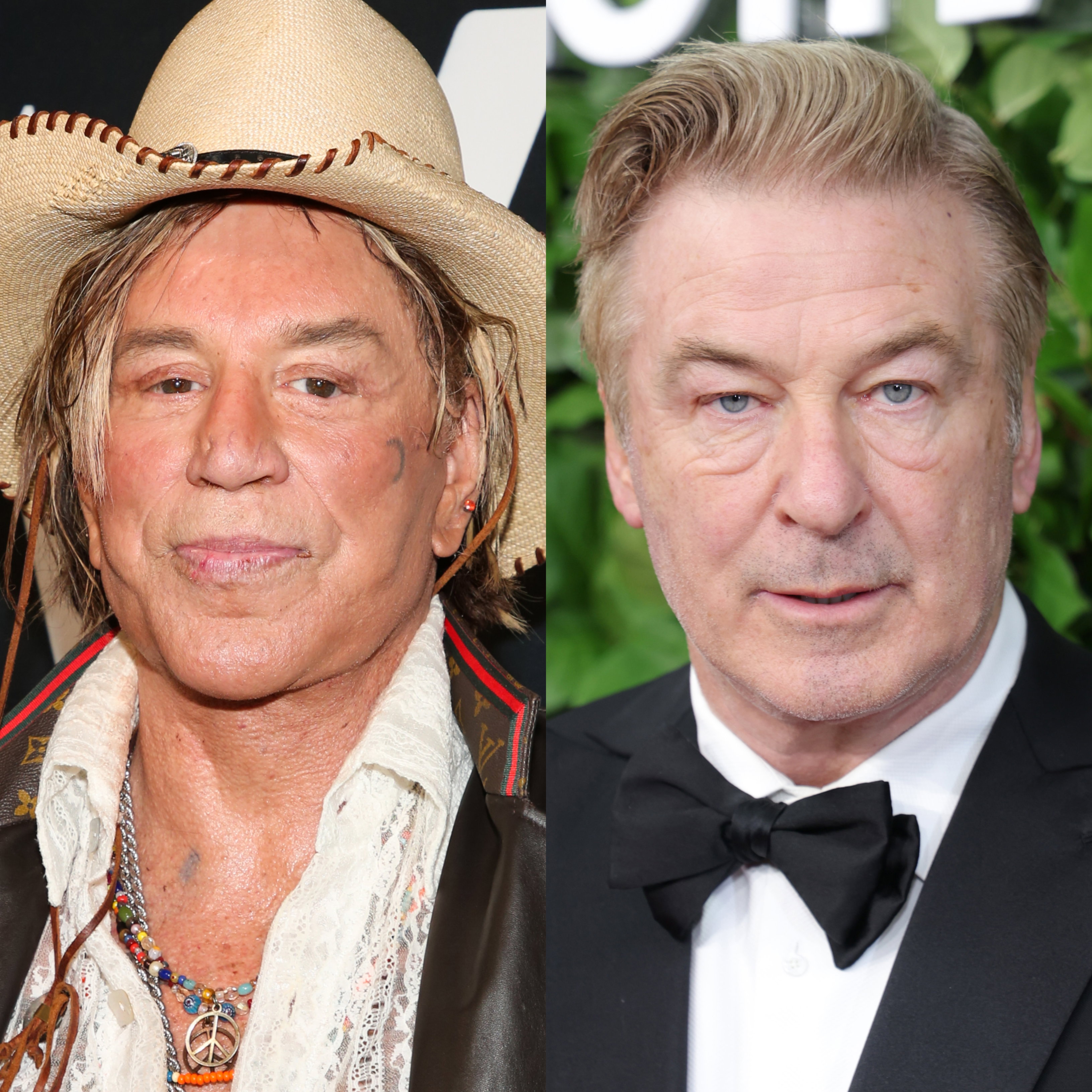 jamniki double Mickey Rourke  Alec Baldwin