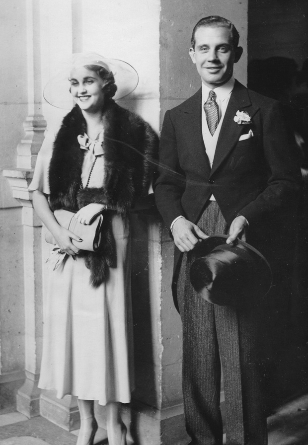 Wedding Of Million Heiress Barbara Hutton With Alexis Mdivani. Paris. 20Th June 1933. Photograph.
