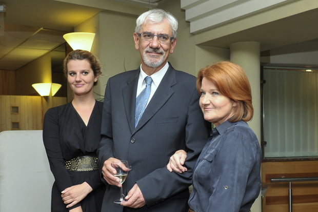 Maria Winiarska i Wiktor Zborowski z córką Zofią