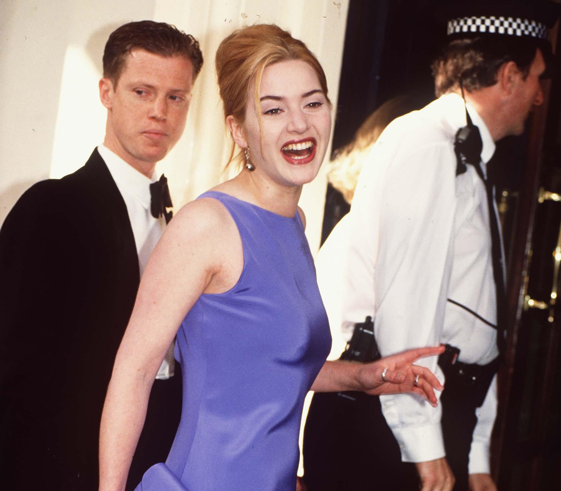 Kate Winslet ze swoim byłym partnerem Stephenem Tredrem