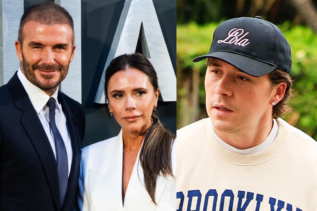 David Beckham, Victoria Beckham, Brooklyn Beckham