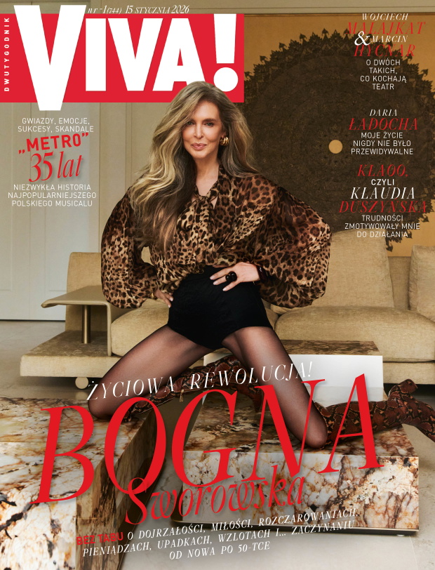 Bogna Sworowska, Viva! 1/2026 okładka