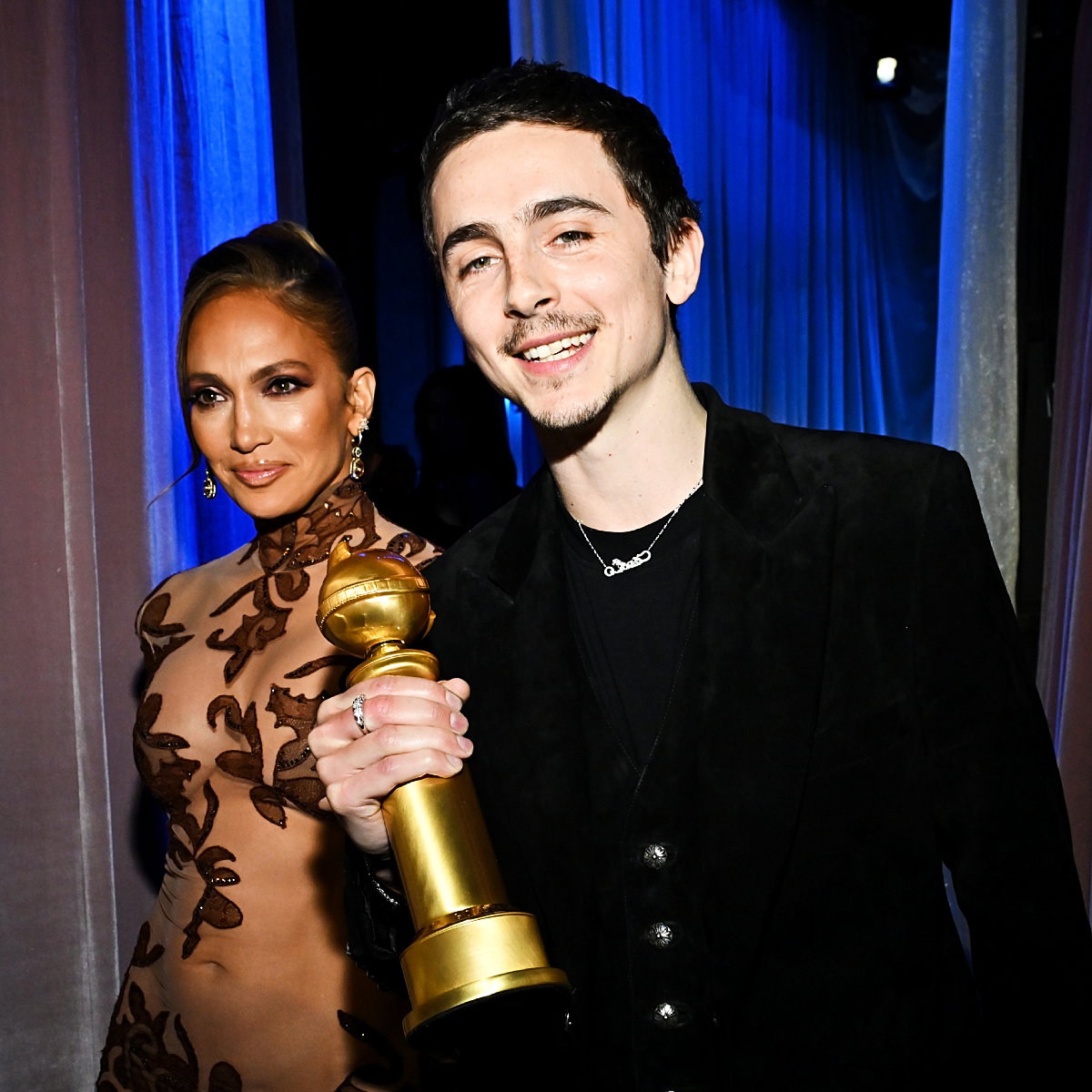 Jennifer Lopez, Timothée Chalamet, Złote Globy 2026