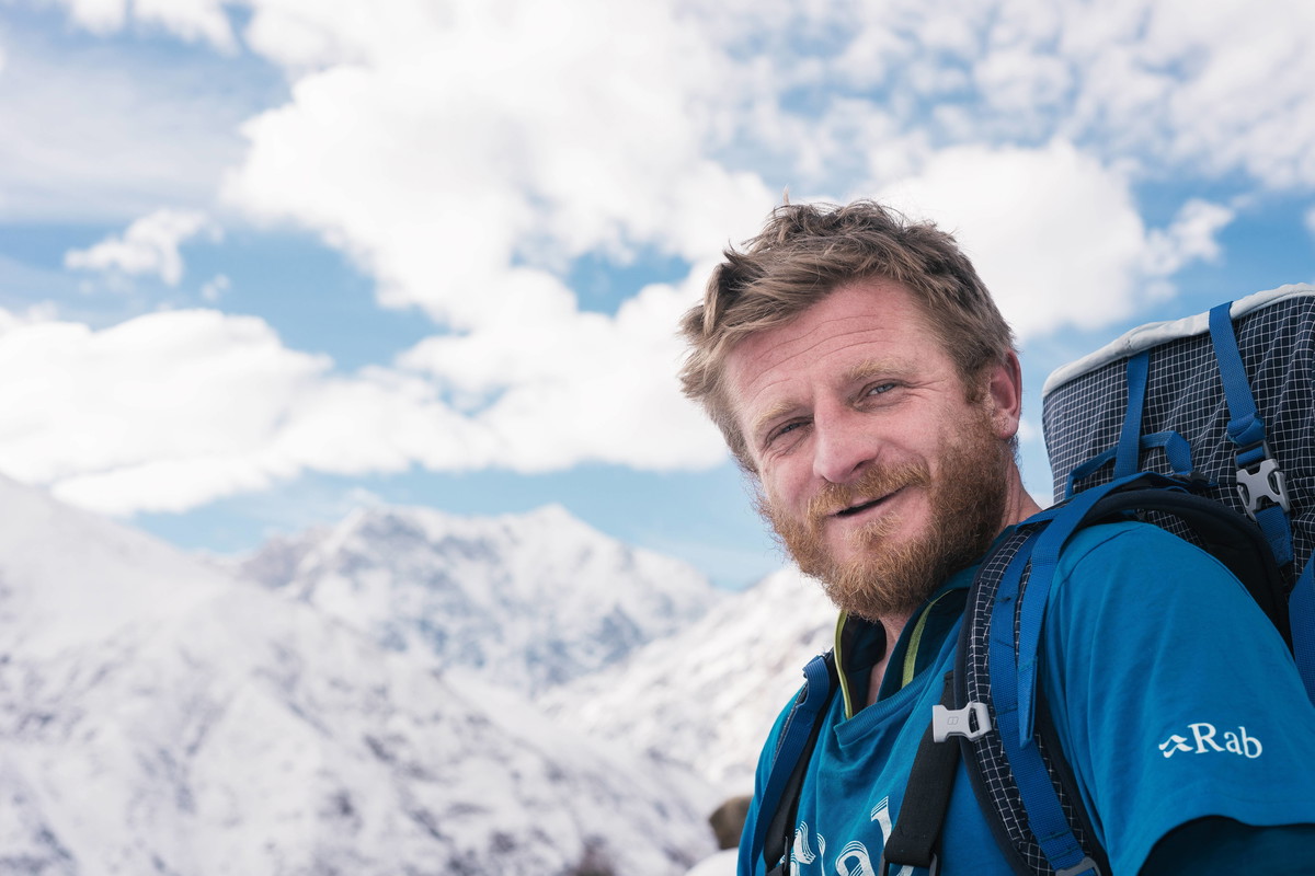 Tomasz Mackiewicz podczas zimowej próby wejścia na Nanga Parbat w 2013 roku.
