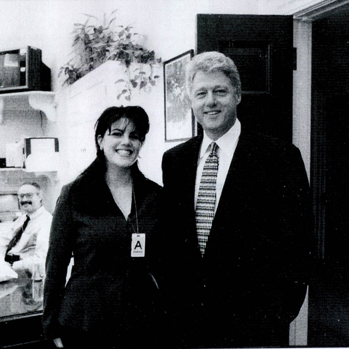 jamniki (2) - Bill Clinton i Monica Lewinsky 1998 r.