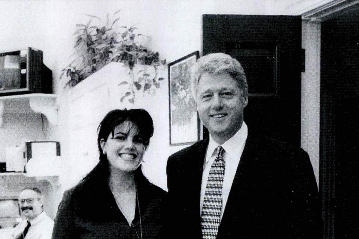 jamniki (2) - Bill Clinton i Monica Lewinsky 1998 r.