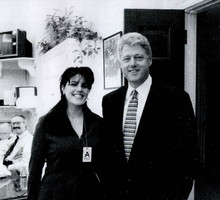 jamniki (2) - Bill Clinton i Monica Lewinsky 1998 r.