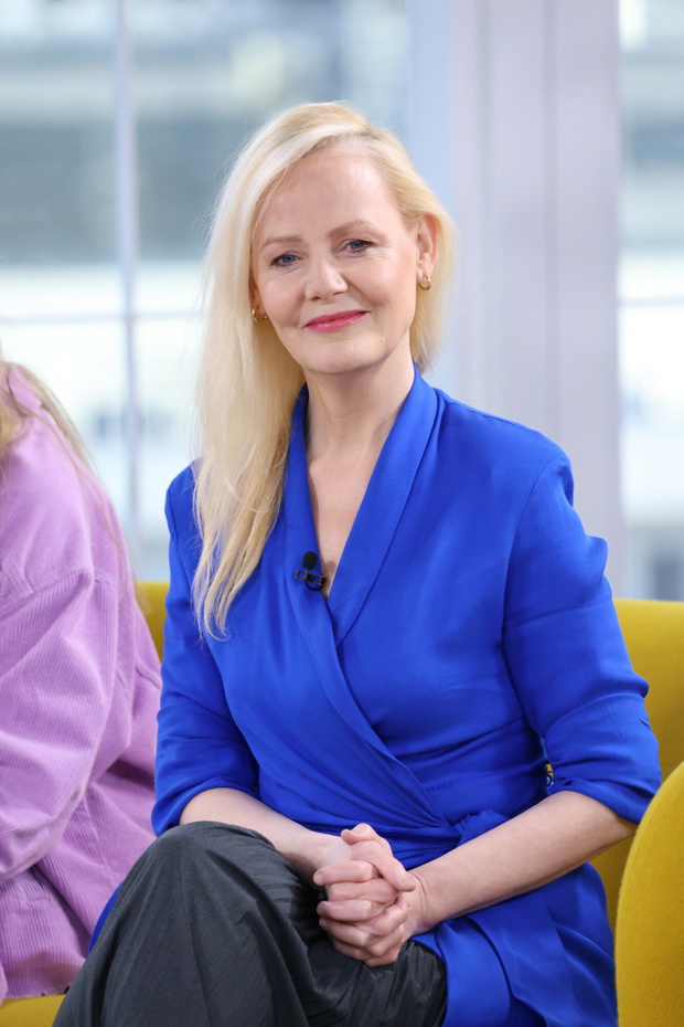 Katarzyna Stoparczyk Warszawa, 02.02.2024. Na planie programu Dzien Dobry TVN.