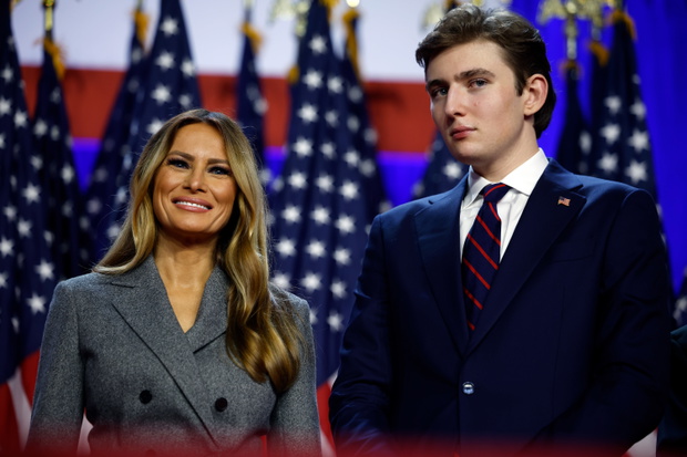 Barron Trump, Melania Trump, 2024