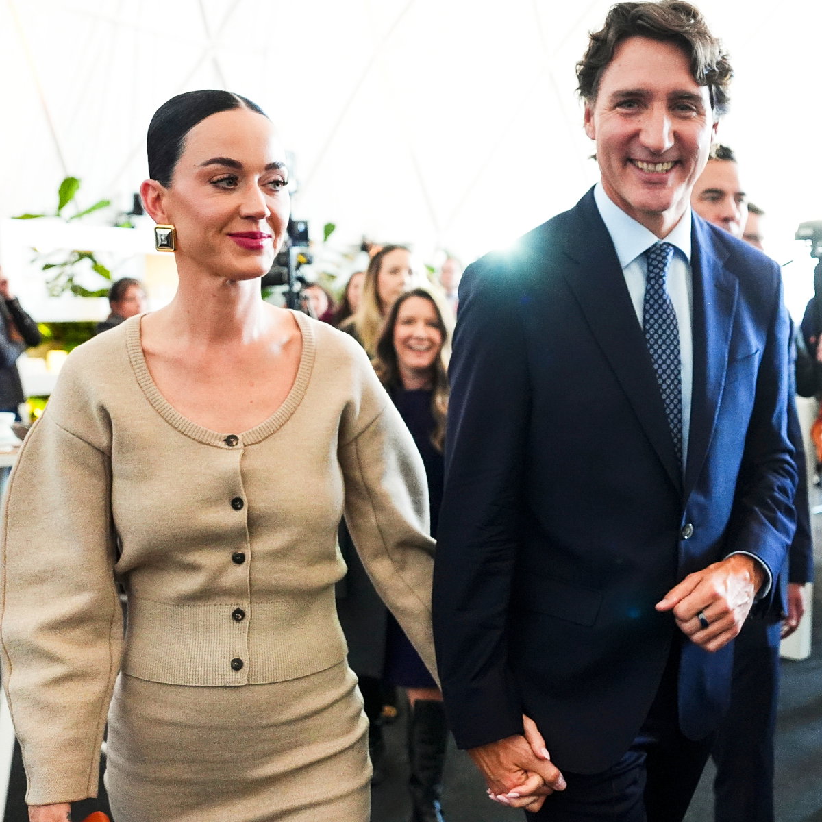Katy Perry,  Justin Trudeau, Davos, 2026