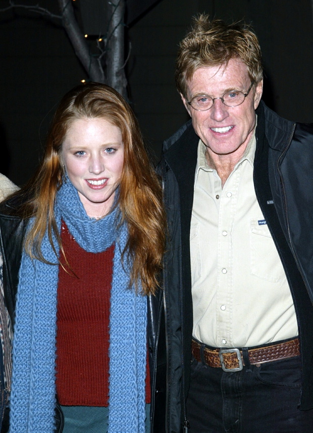 Robert Redford i Amy Redford, 2003 r.