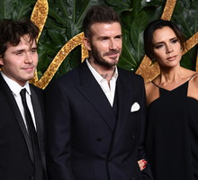 Brooklyn Beckham, Victoria Beckham, David Beckham