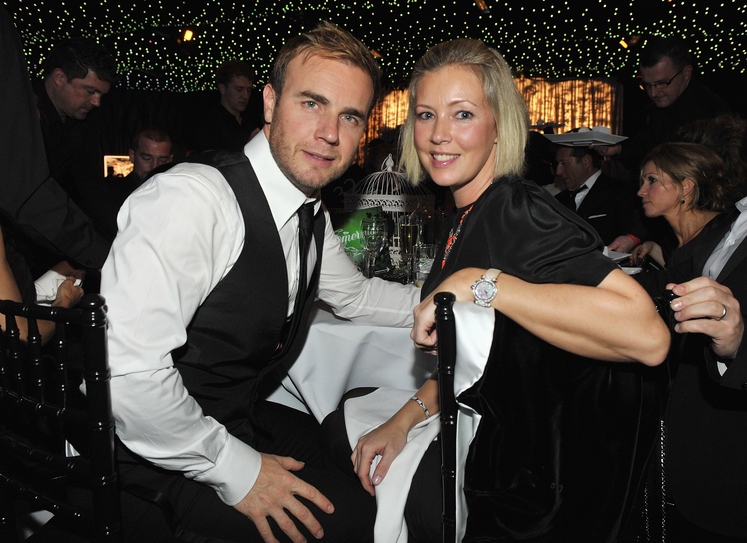 Gary Barlow z żoną  Dawn