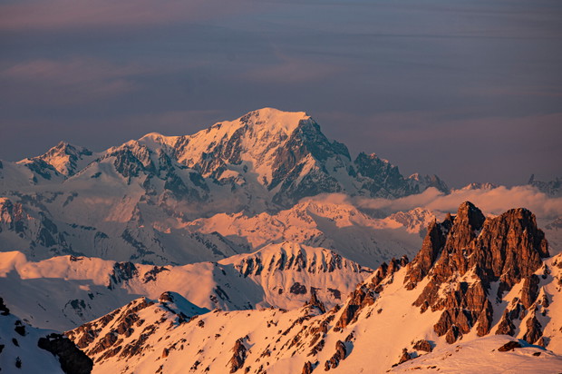 Widok na Mont Blanc