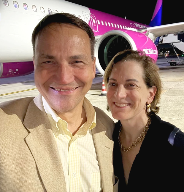 Radosław Sikorski, Anne Applebaum-Sikorska