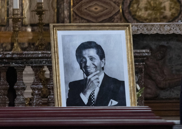 Valentino Garavani, pogrzeb