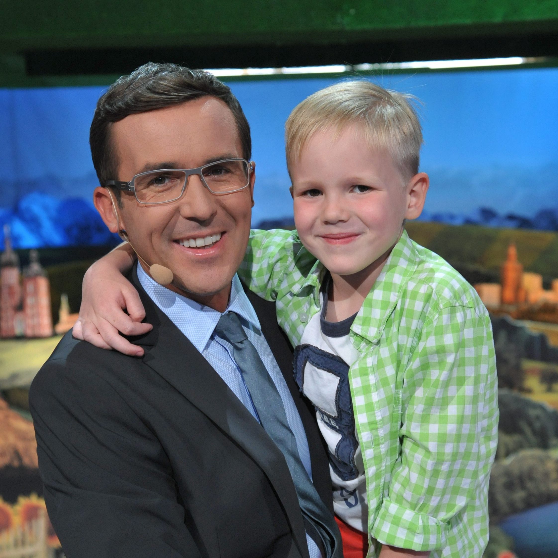Maciej Kurzajewski z synem Julianem, Warszawa, 30.08.2012.