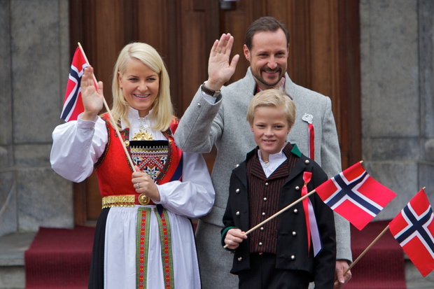 The Children's Parade In Asker, Norway