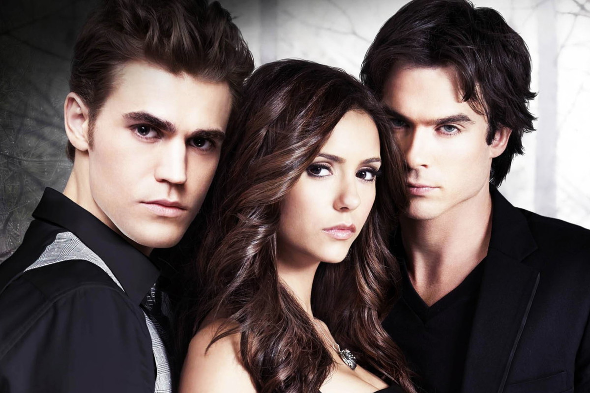 Paul Wesley Ian Somerhalder Nina Dobrev, Pamiętniki Wampirów