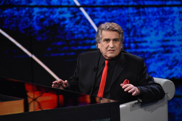 Toto Cutugno jako gość programu „Che Tempo Che Fa”, Mediolan, Lombardia, Włochy, 22.04.2018 rok