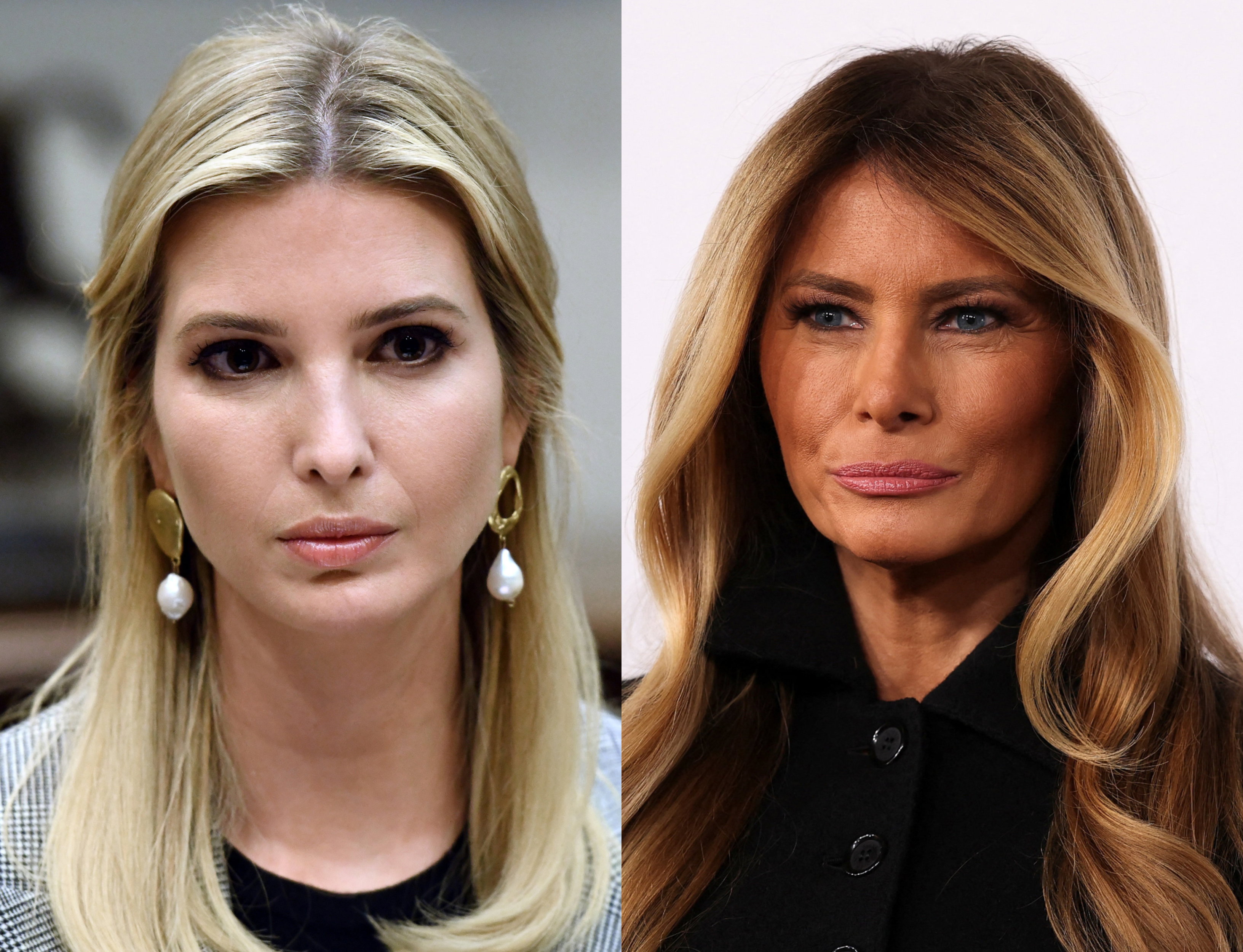 Ivanka Trump, Melania Trump.