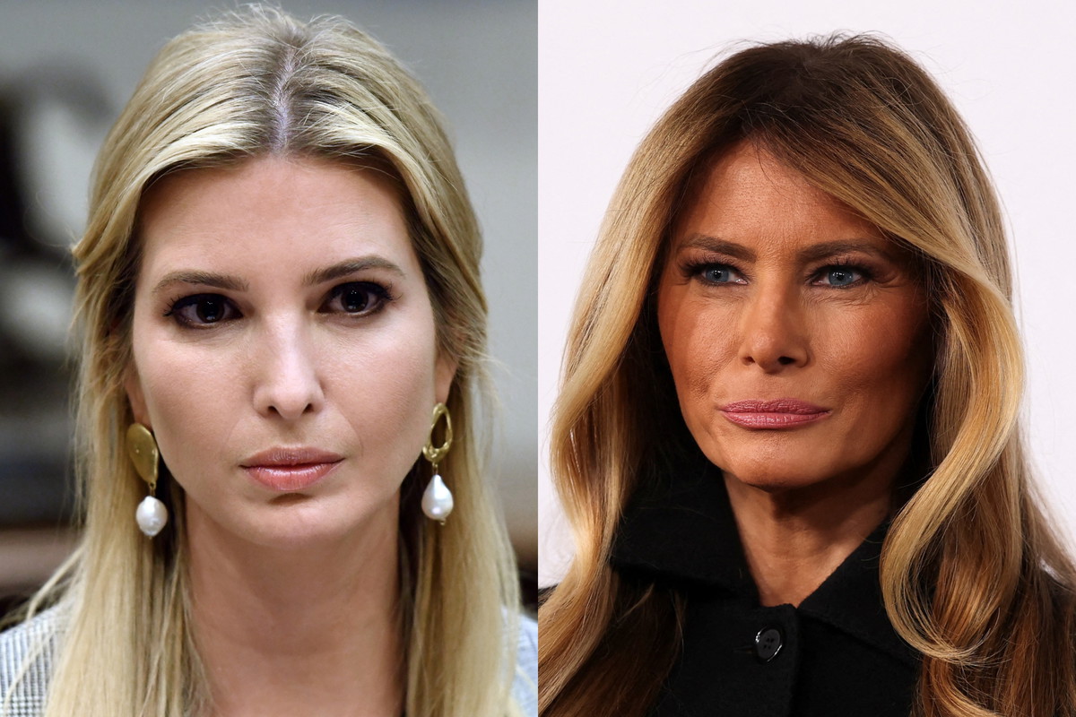 Ivanka Trump, Melania Trump.